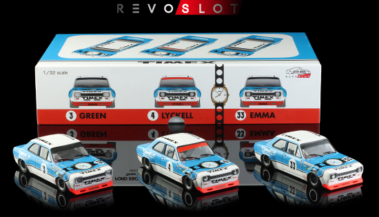 Revo Slot 1/32 Escort Triple Pack Set mit 3 Autos
